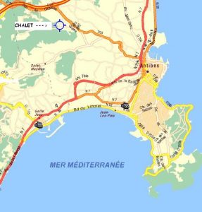 map Antibes